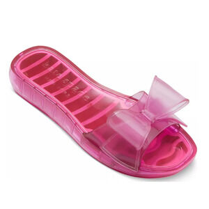 Kate Spade NY Women's Tie The Knot Slip-On Embellished Slides  Size 9 Pink NWT